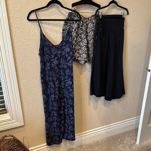 Patagonia summer fun bundle with  Blue Jumpsuit, Baggies shorts and skirt